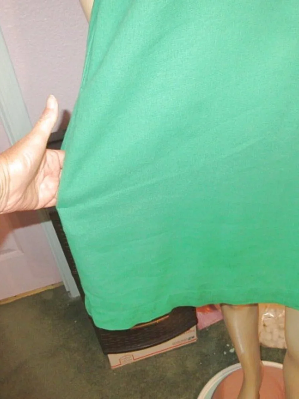 J Crew Linen Blend Mini Dress Womens 12 Pockets Kelly Green Preppy Coastal NEW